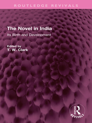 cover image of The Novel in India